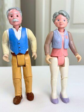 Loving Family Grandpa & Grandma Fisher Price Grandparents 1995-1998